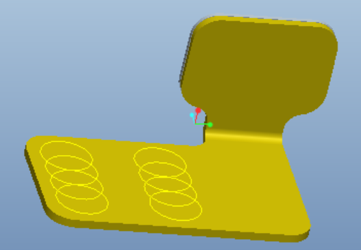 L-shaped spot-welded copper assembly